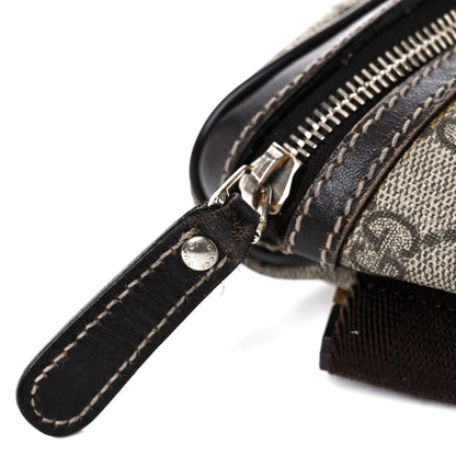 Gucci GG Supreme Monogram Belt Bag Dark Brown 21 of 26