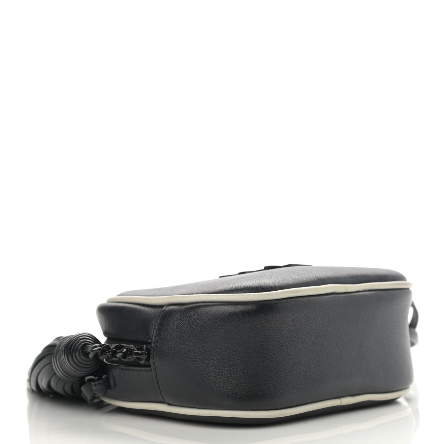 Nappa Monogram Blogger Bag Black White