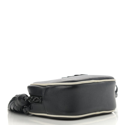 Saint Laurent Nappa Monogram Blogger Bag Black White 3 of 12