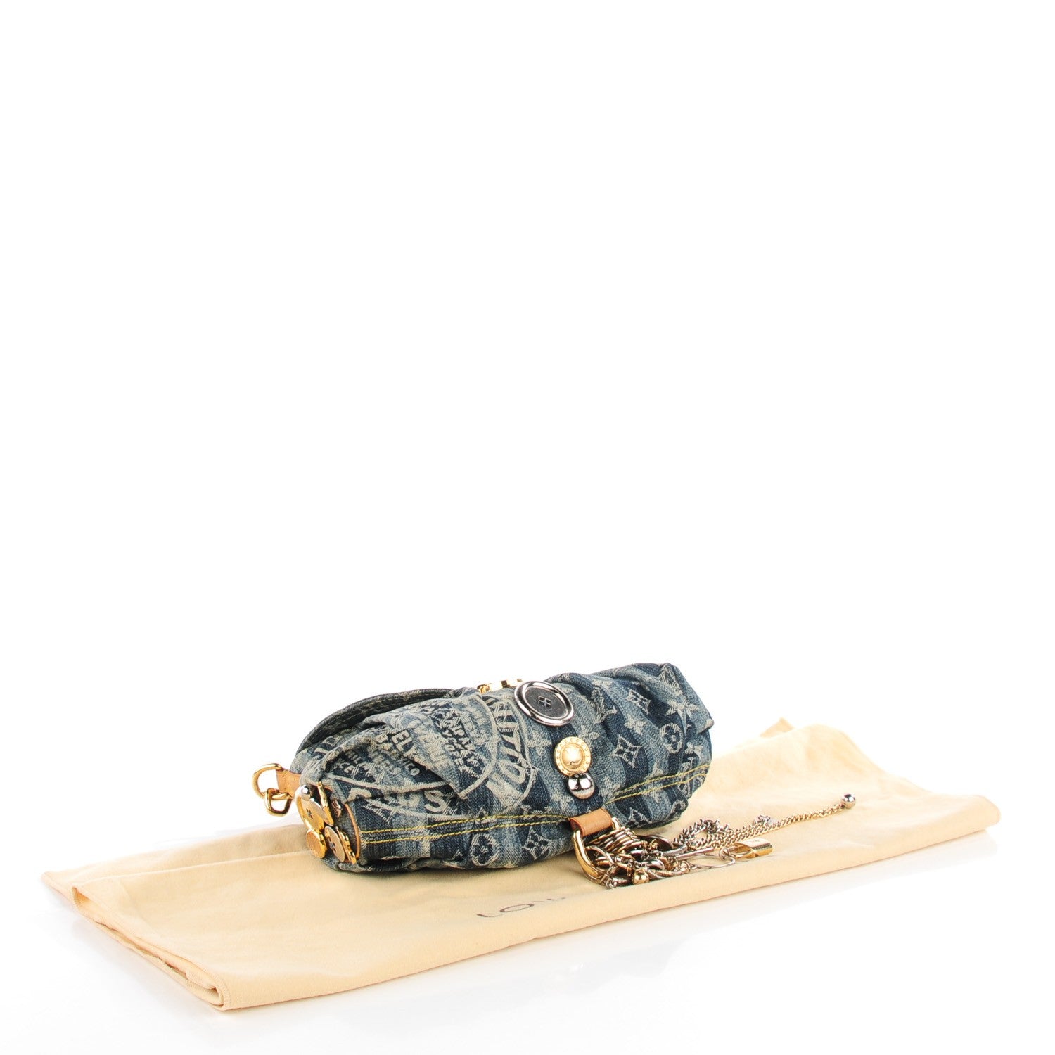 Louis Vuitton Denim Raye Judy Blame Mini Pleaty 4 of 7