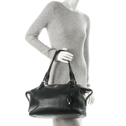 Prada Soft Calf Satchel Nero Black 2 of 7