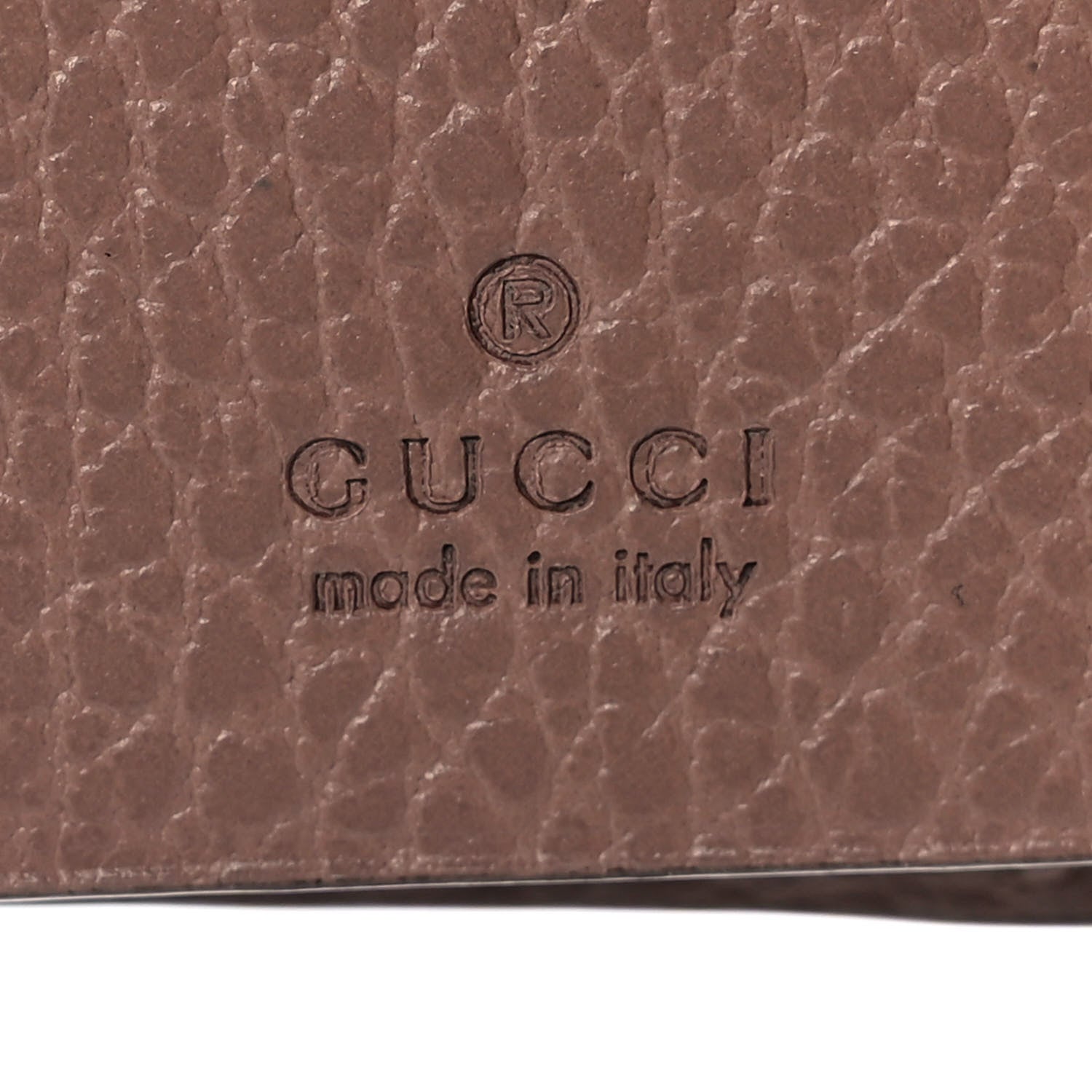 Gucci Dollar Calfskin GG Supreme Monogram GG Marmont 6 Key Holder Case Porcelain Rose Beige Ebony 8 of 9