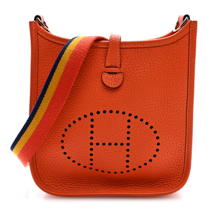 Hermes Taurillon Clemence Amazone Evelyne TPM Feu 1 of 10