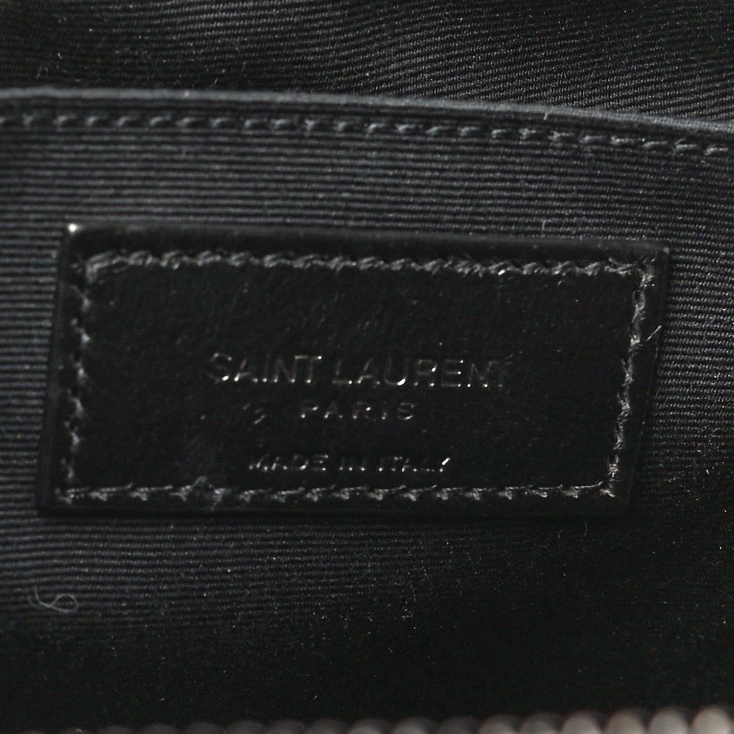 Saint Laurent Calfskin Matelasse Monogram Lou Camera Bag Asphalt 7 of 13