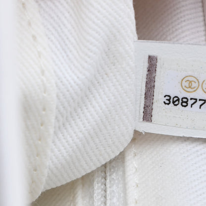 Chanel Caviar Quilted Medium Business Affinity Flap White 9 of 10