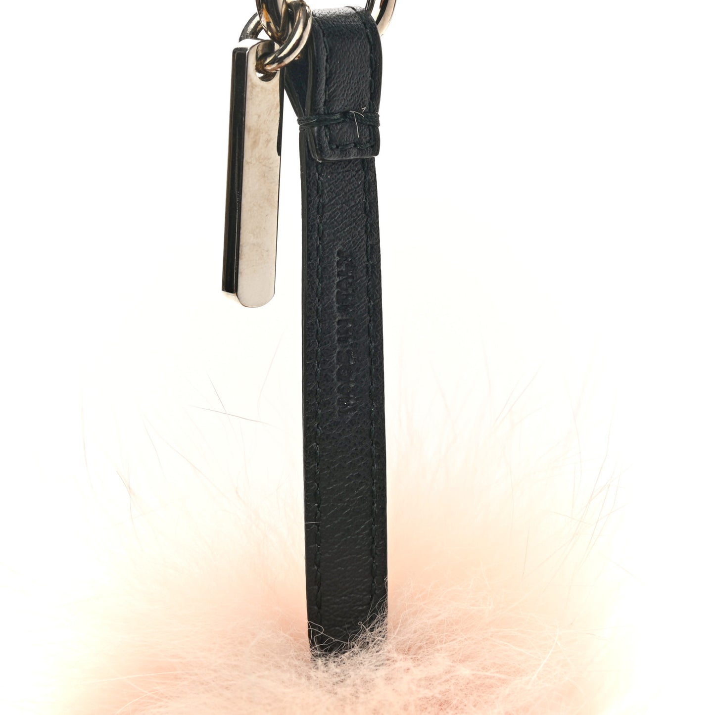 Fox Rabbit Goat Mink Fur Vitello Flamingo Furbet Monster Bag Bug Charm Light Pink