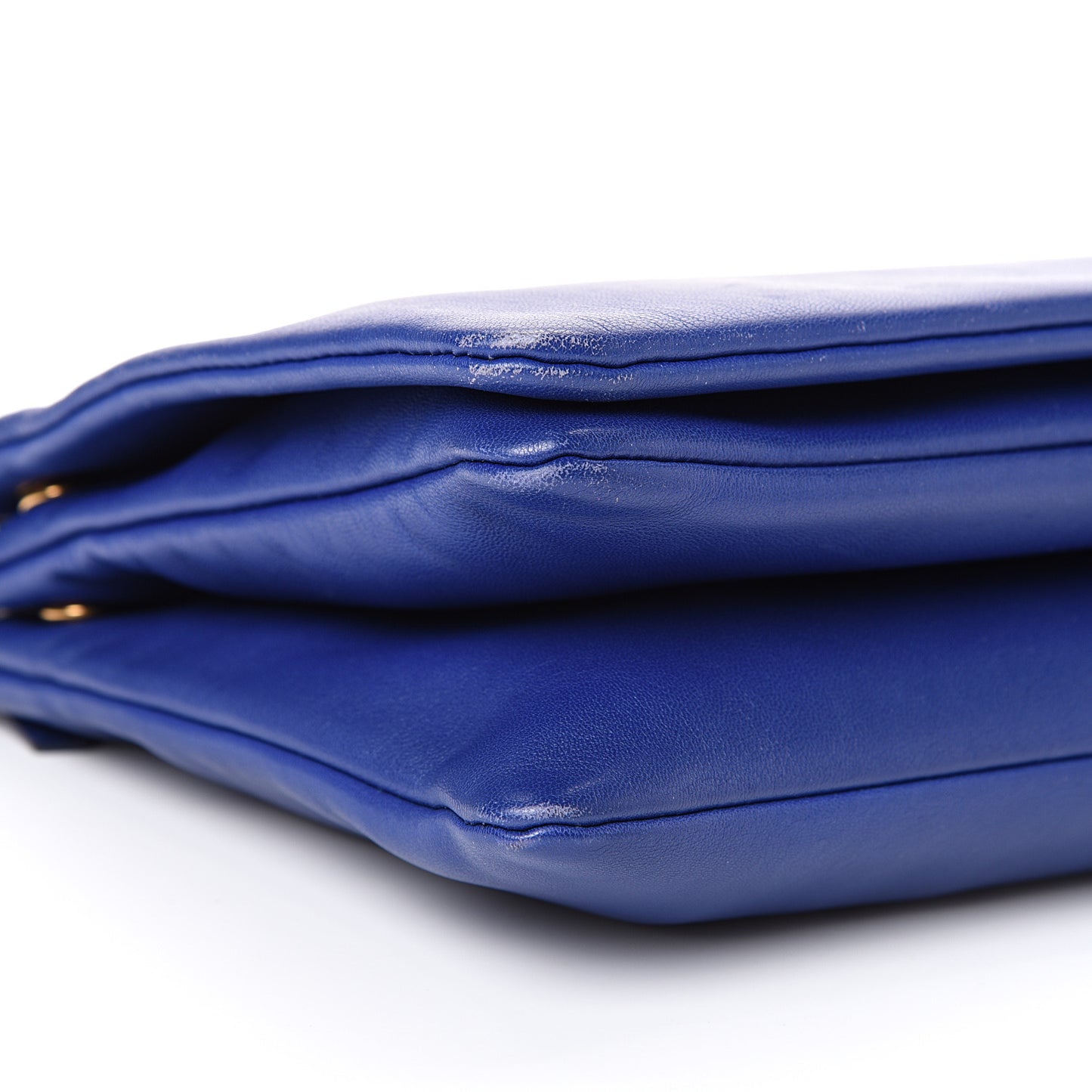 Lambskin Large Trio Crossbody Bag Indigo