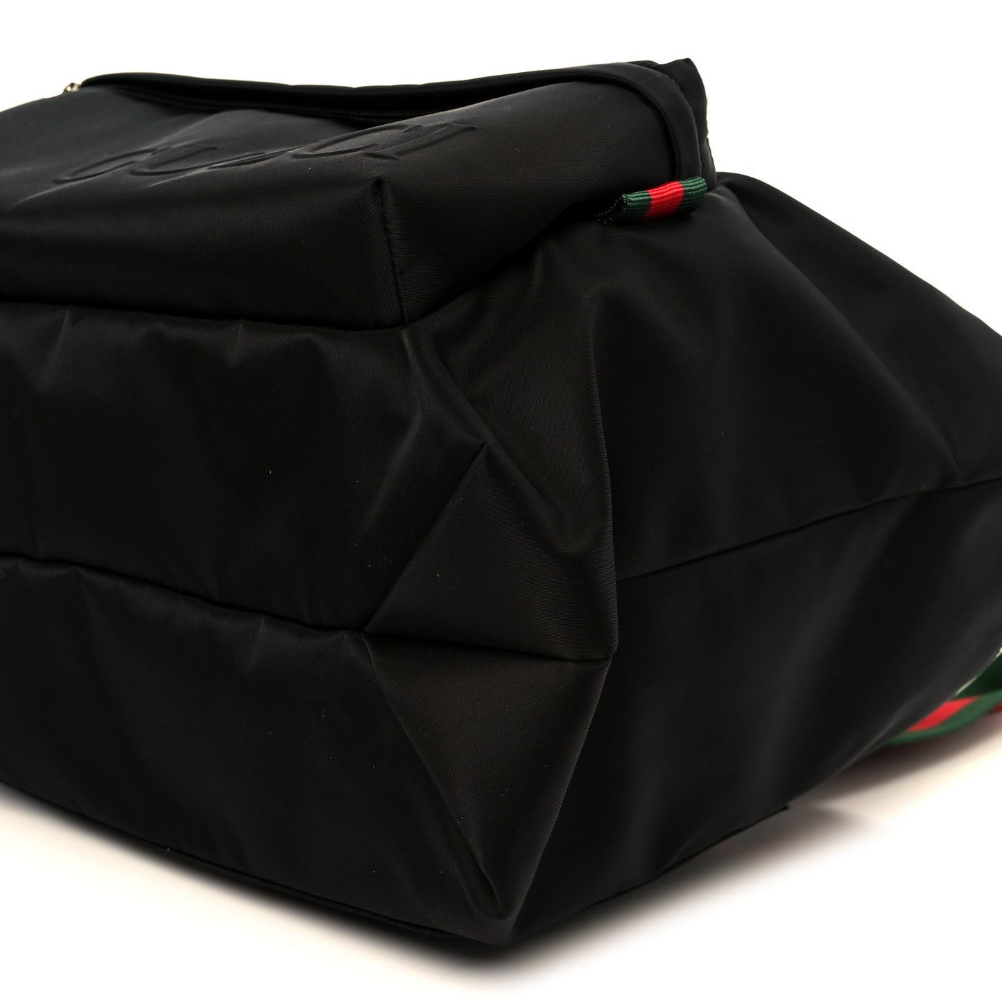 Nylon Logo Tote Black