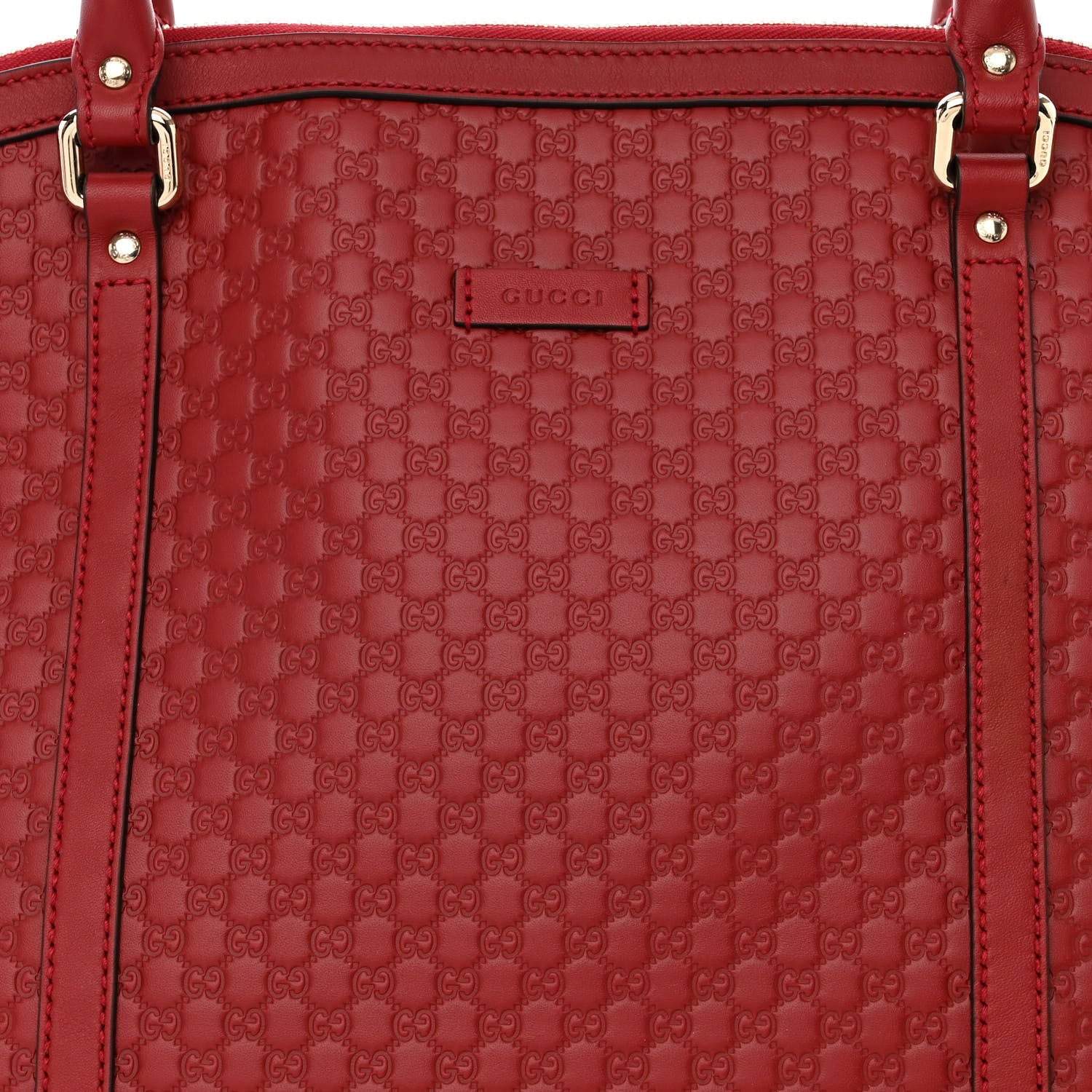 Gucci Soft Microguccissima Dome Satchel Red 8 of 10
