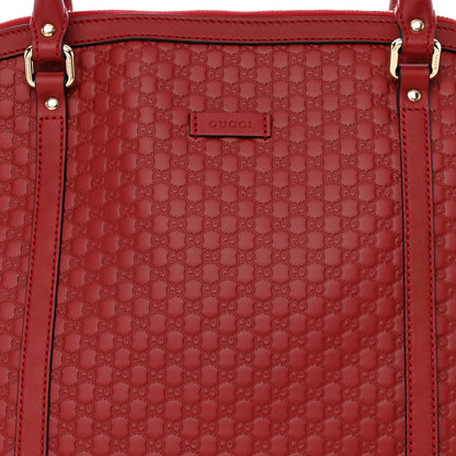 Gucci Soft Microguccissima Dome Satchel Red 8 of 10