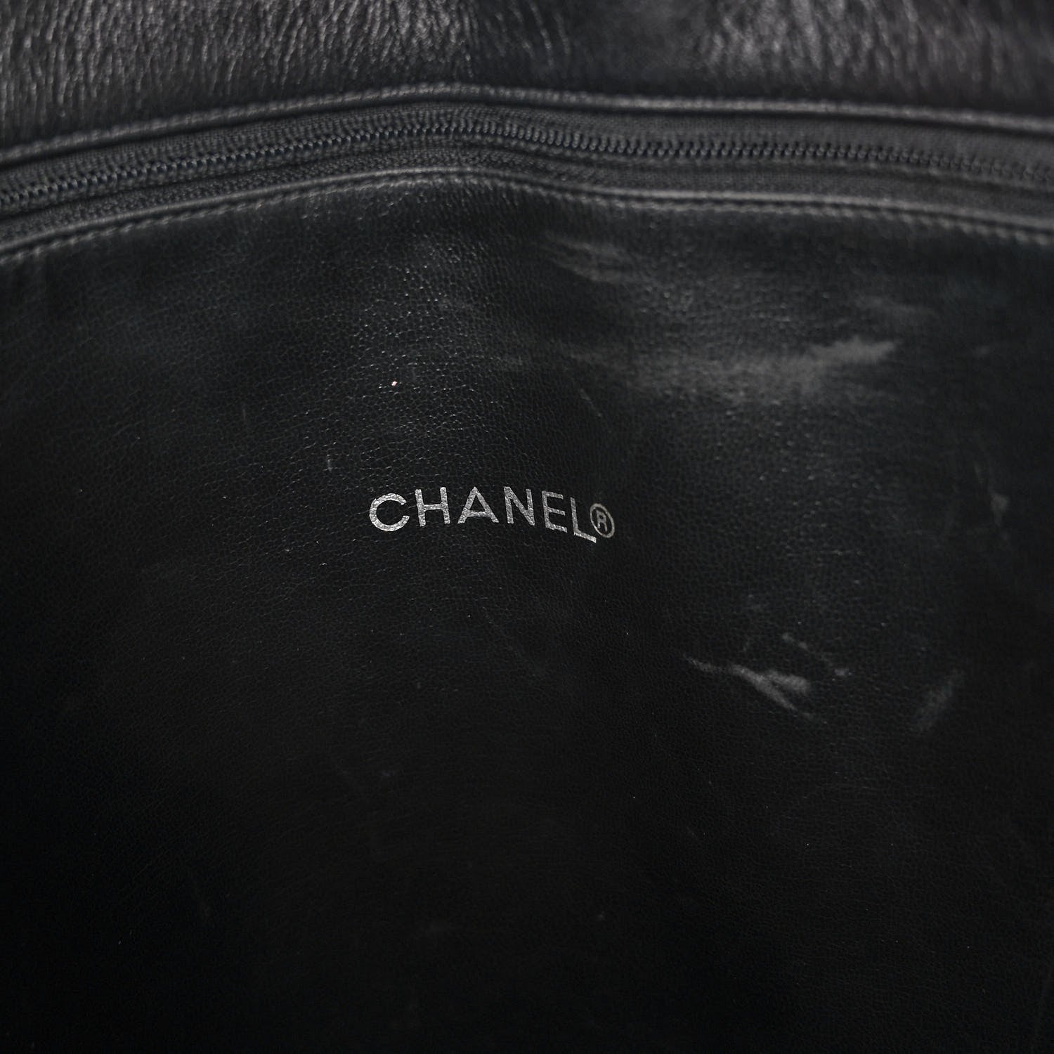 Chanel Lambskin Quilted CC Shopping Tote Black 6 of 11