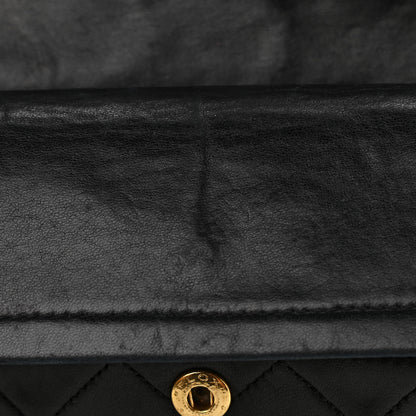 Chanel Lambskin Quilted Small Double Flap Black 13 of 14