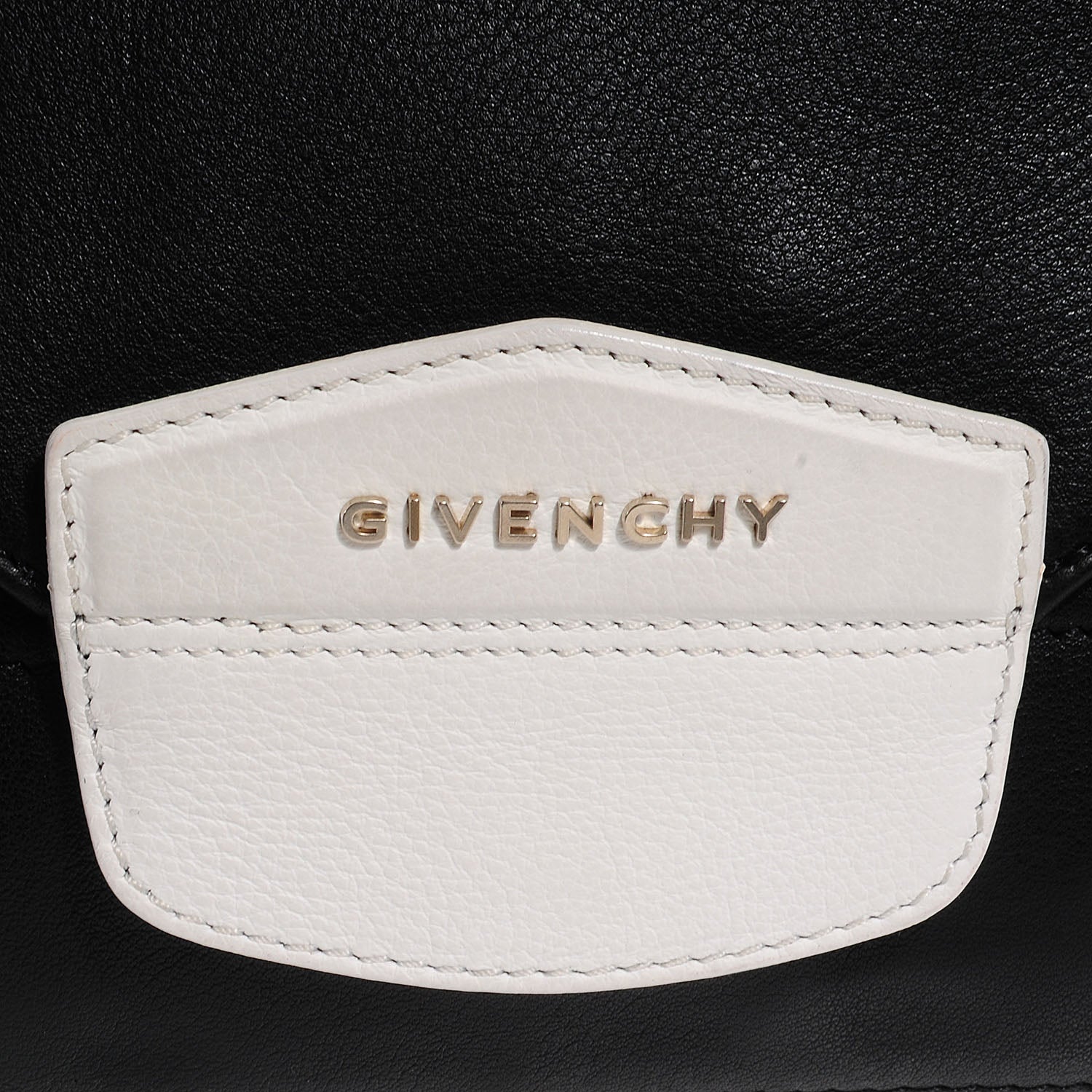 Givenchy Grained Calfskin Antigona Envelope Clutch Black 9 of 9
