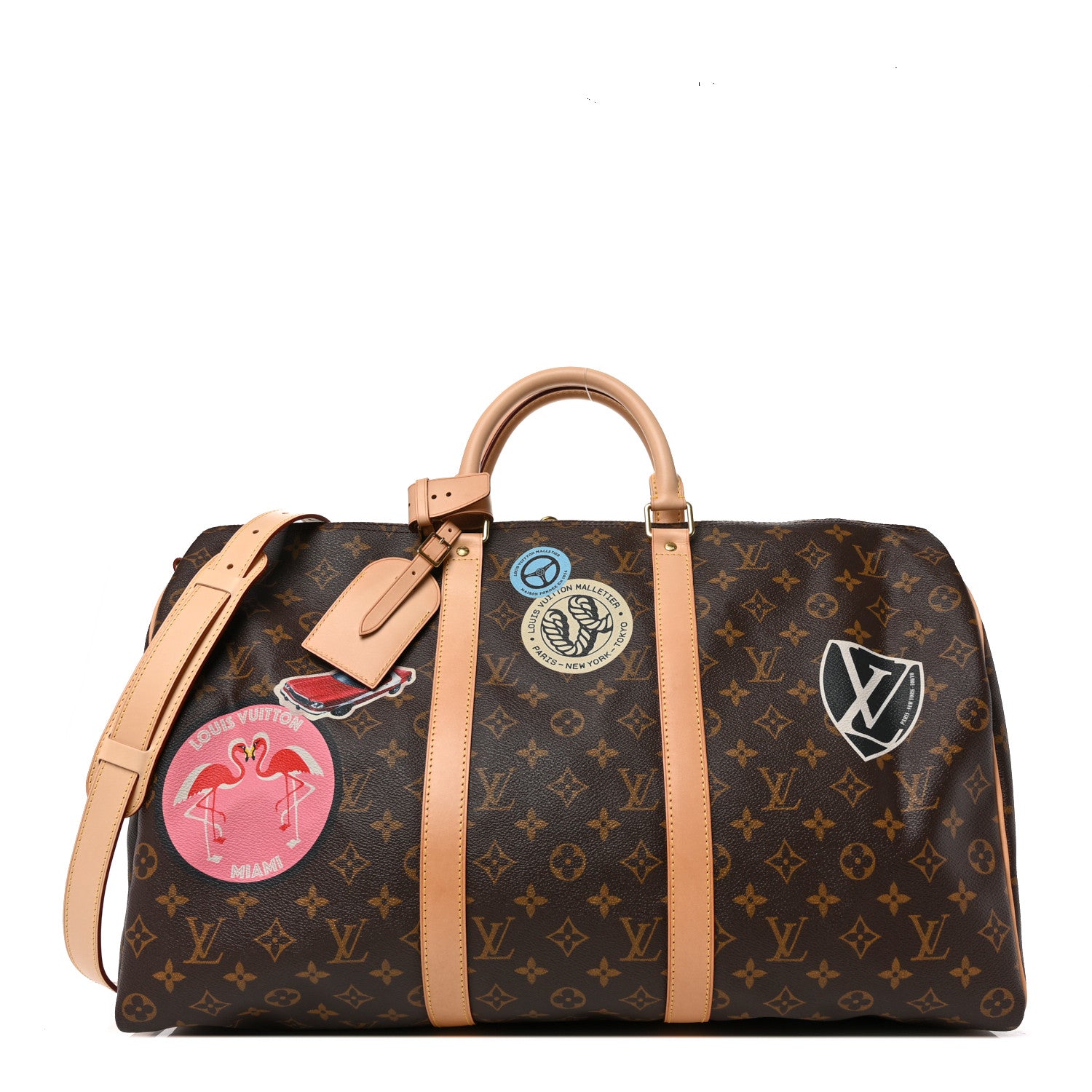 Louis Vuitton Monogram World Tour Keepall Bandouliere 50 1660384