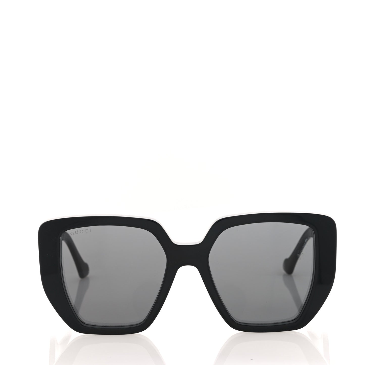 Acetate Square Frame Sunglasses GG0956S Black