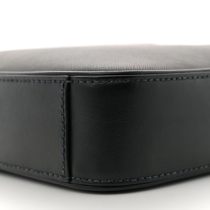 Burberry Coated Canvas Calfskin Check Muswell Bag Charcoal 10 of 11
