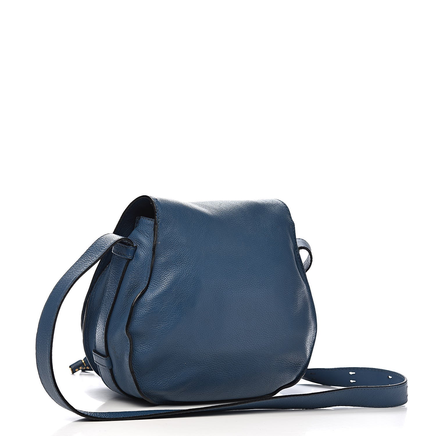 Chloe Calfskin Medium Marcie Round Crossbody Bag Royal Navy 3 of 23