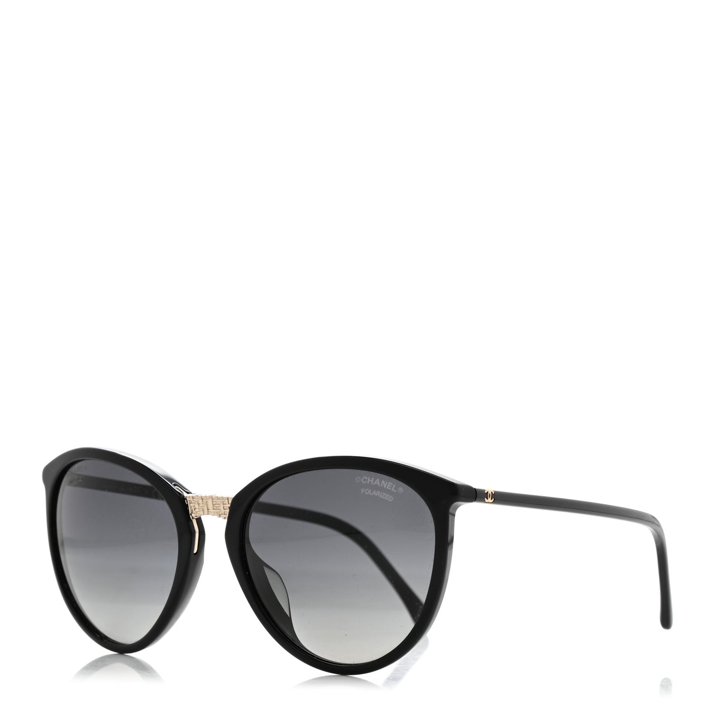 Acetate Polarized Butterfly Winter Sunglasses 5382-A Black