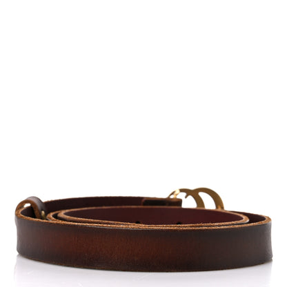 Gucci Faded Calfskin Double G 20mm Belt 80 32 Cuir 2 of 6