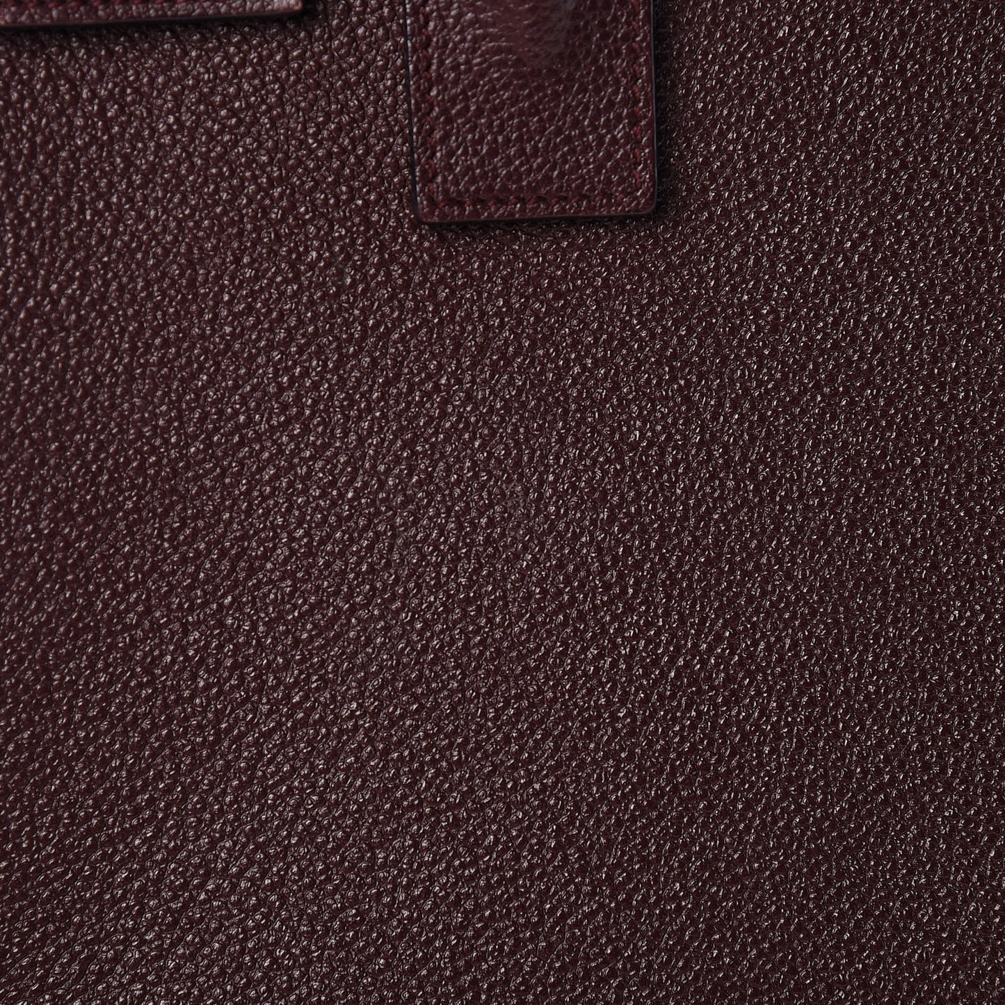 Grained Calfskin Baby Sac De Jour Amaranto