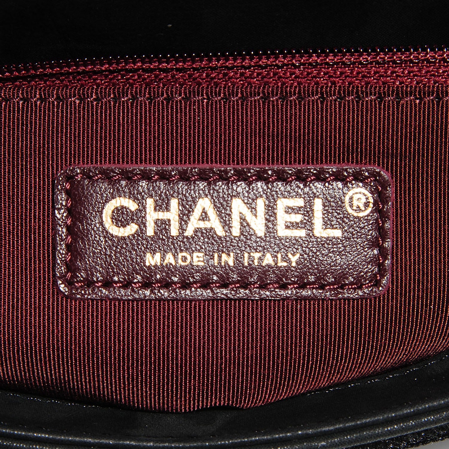 Chanel Metallic Calfskin Small Happy Stitch Flap Black 7 of 9