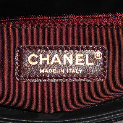 Chanel Metallic Calfskin Small Happy Stitch Flap Black 7 of 9