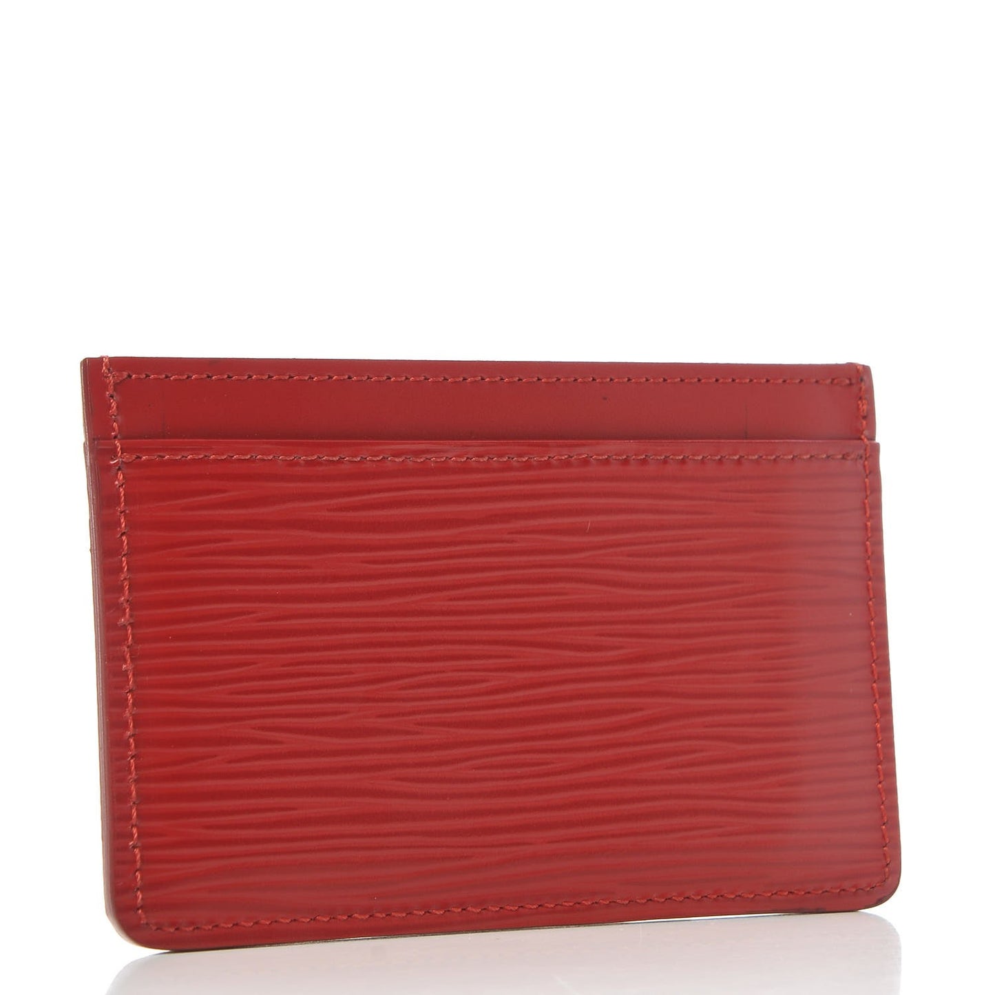 Epi Card Holder Carmine