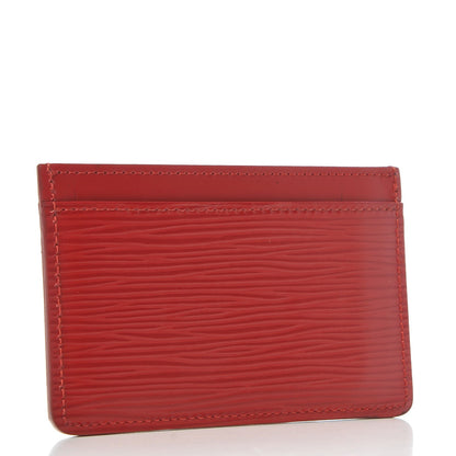 Louis Vuitton Epi Card Holder Carmine 3 of 7