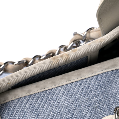 Chanel Canvas Medium Deauville Tote Denim Blue 14 of 14