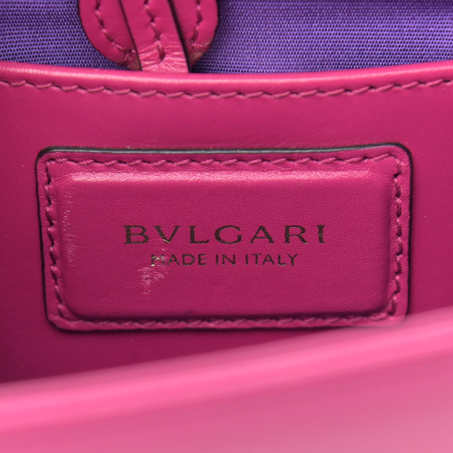 Calfskin Serpenti Forever Crossbody Bag Plum