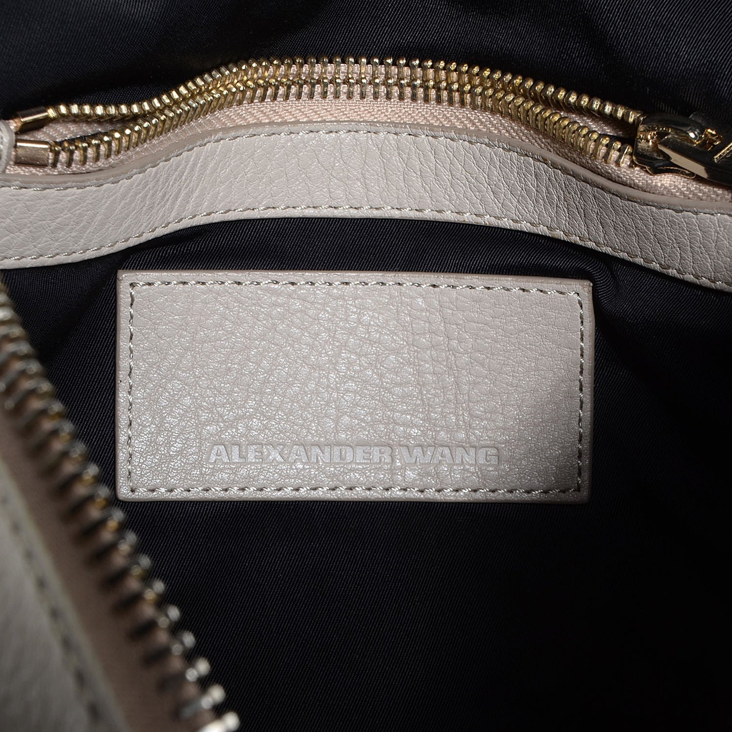 Pebbled Leather Rockie Dune w Pale Gold Hardware