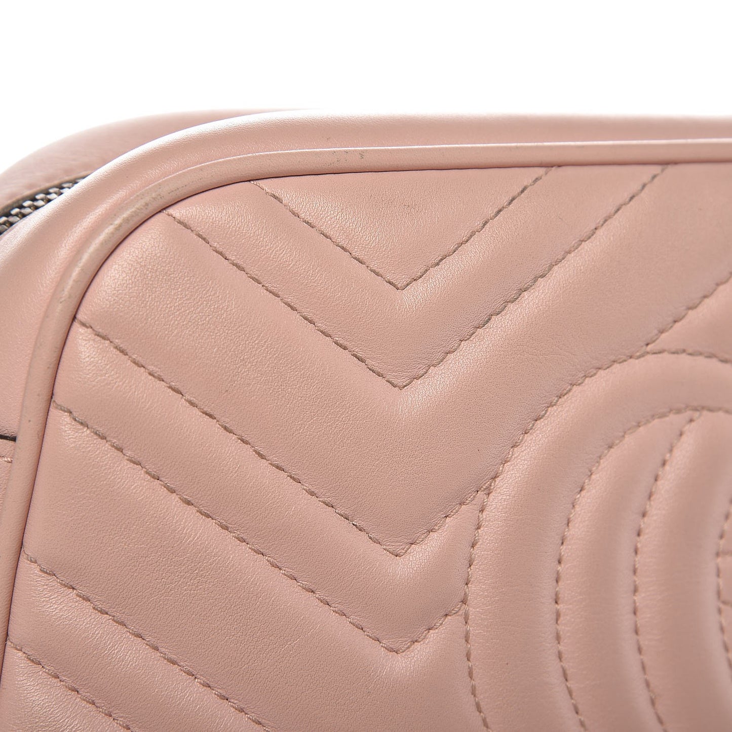 Calfskin Matelasse Small GG Marmont Chain Shoulder Bag Perfect Pink