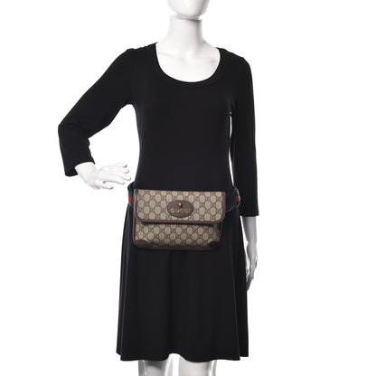 Gucci GG Supreme Monogram Neo Vintage Web Belt Bag Brown 2 of 10