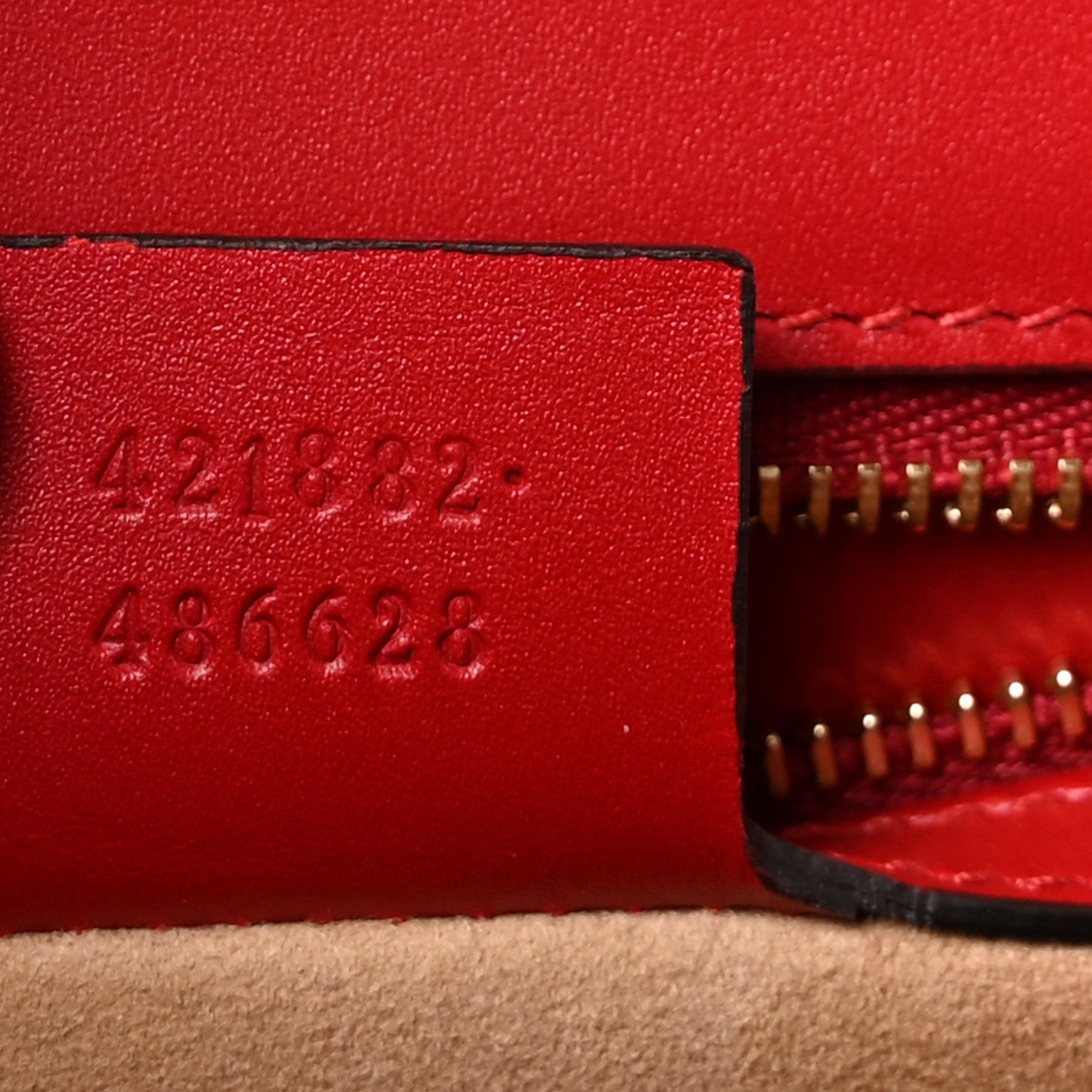 Gucci Calfskin Small Sylvie Shoulder Bag Hibiscus Red 7 of 10