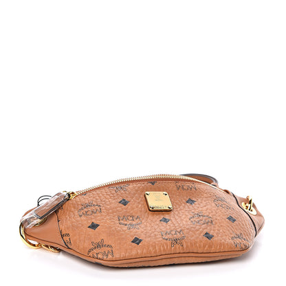 MCM Visetos Stark Belt Bag Cognac 4 of 10