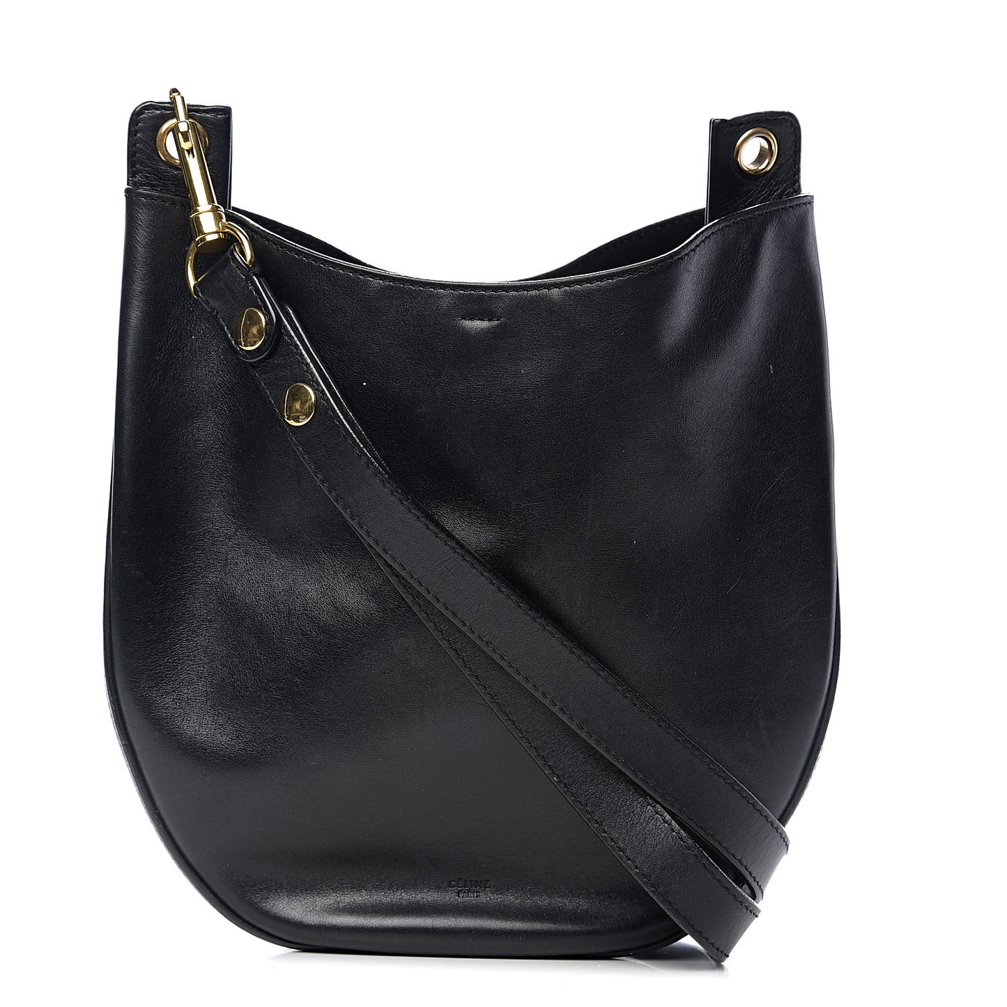 Palmelato Calfskin Small Hobo Black