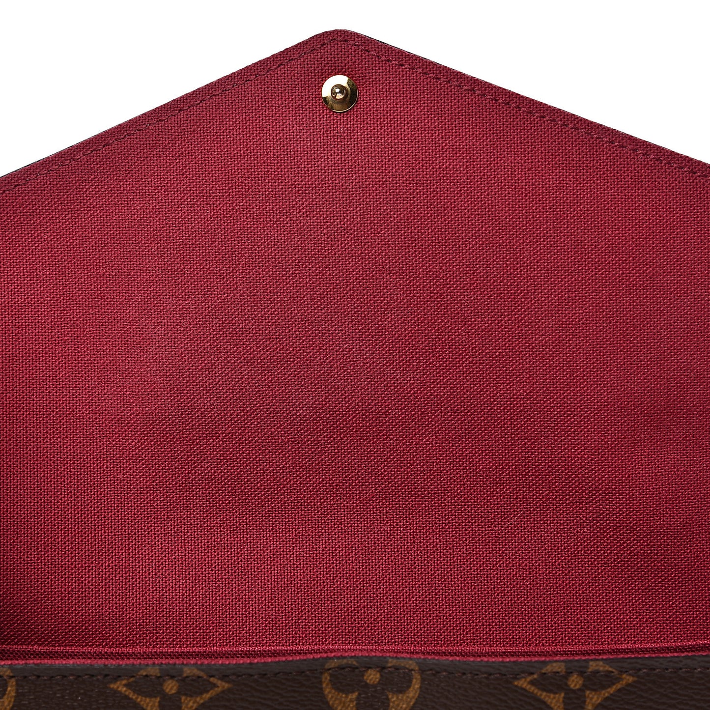Monogram Pochette Felicie Chain Wallet Fuchsia