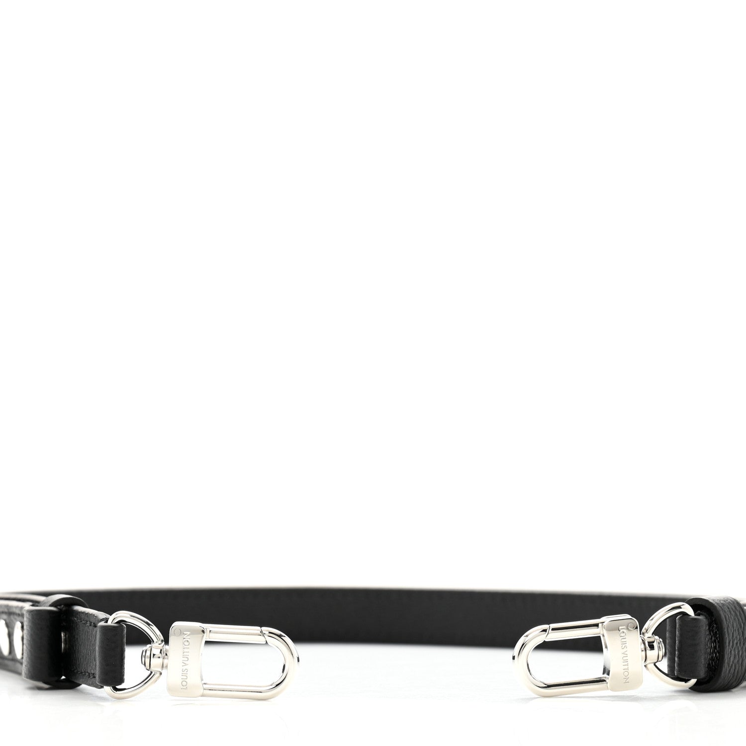 Louis Vuitton Calfskin Buci Shoulder Strap Black 4 of 4