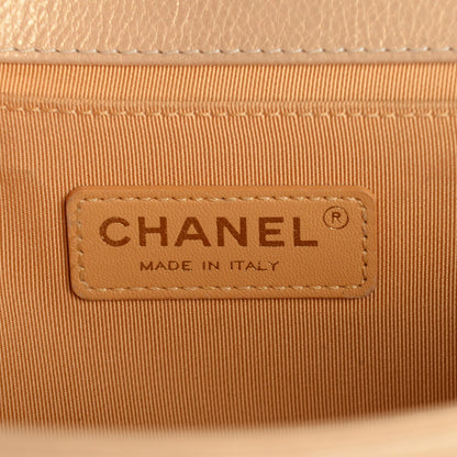 Chanel Metallic Calfskin Quilted Medium Boy Flap Gold 8 of 9