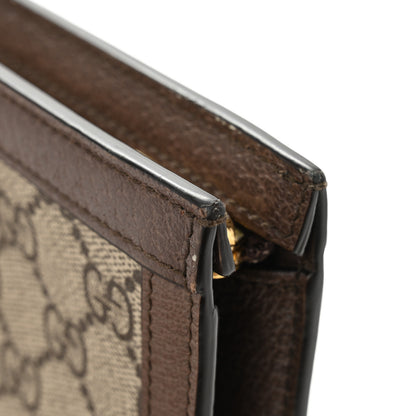 Gucci GG Supreme Monogram Web Ophidia Pouch Brown 9 of 9