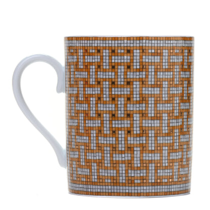 Hermes Porcelain Mosaique au 24 Mug Gold 1 of 5