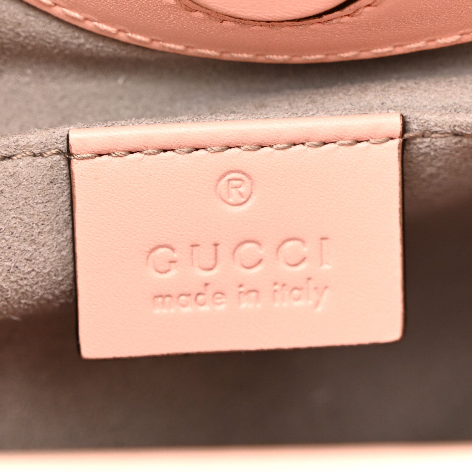 Gucci Nappa Bamboo Web Small Nymphaea Top Handle Bag Perfect Pink Mystic White 7 of 18