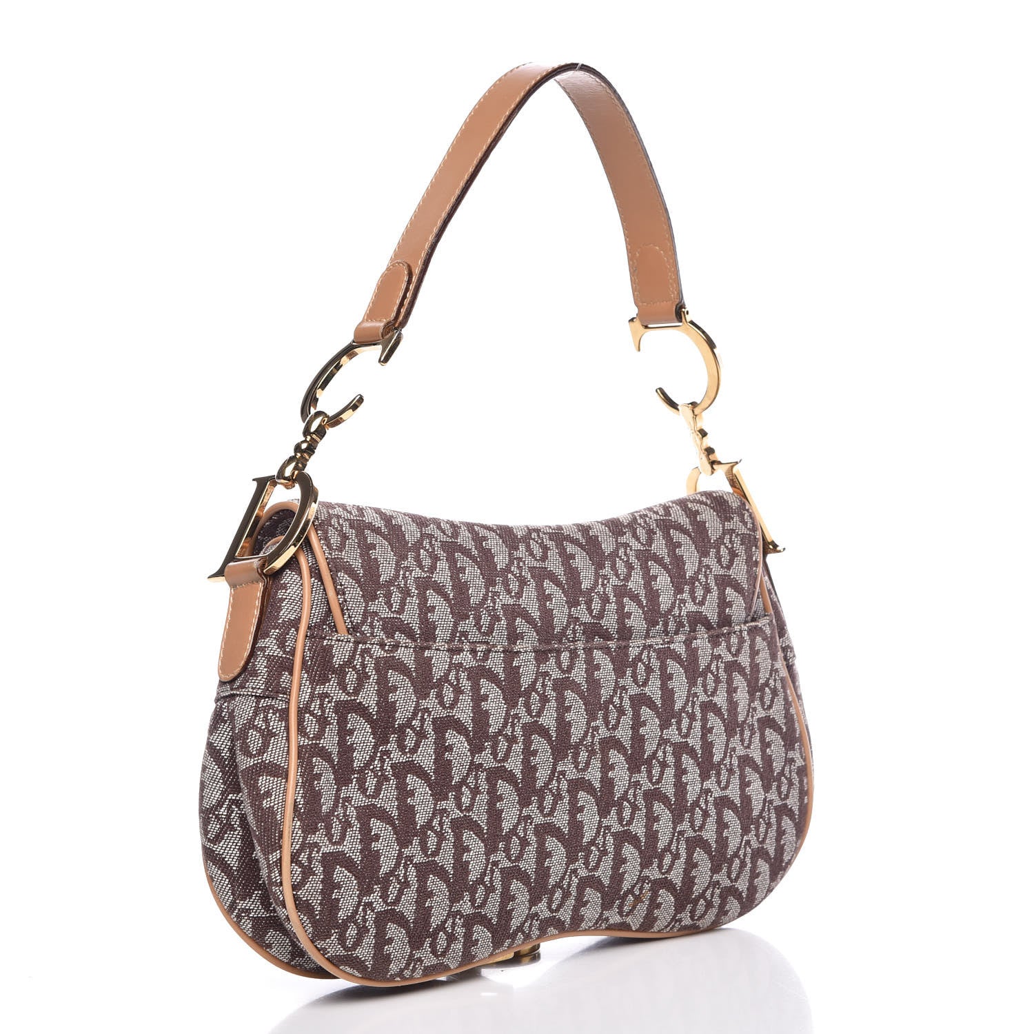 Christian Dior Monogram Double Saddle Bag Brown 1 of 8