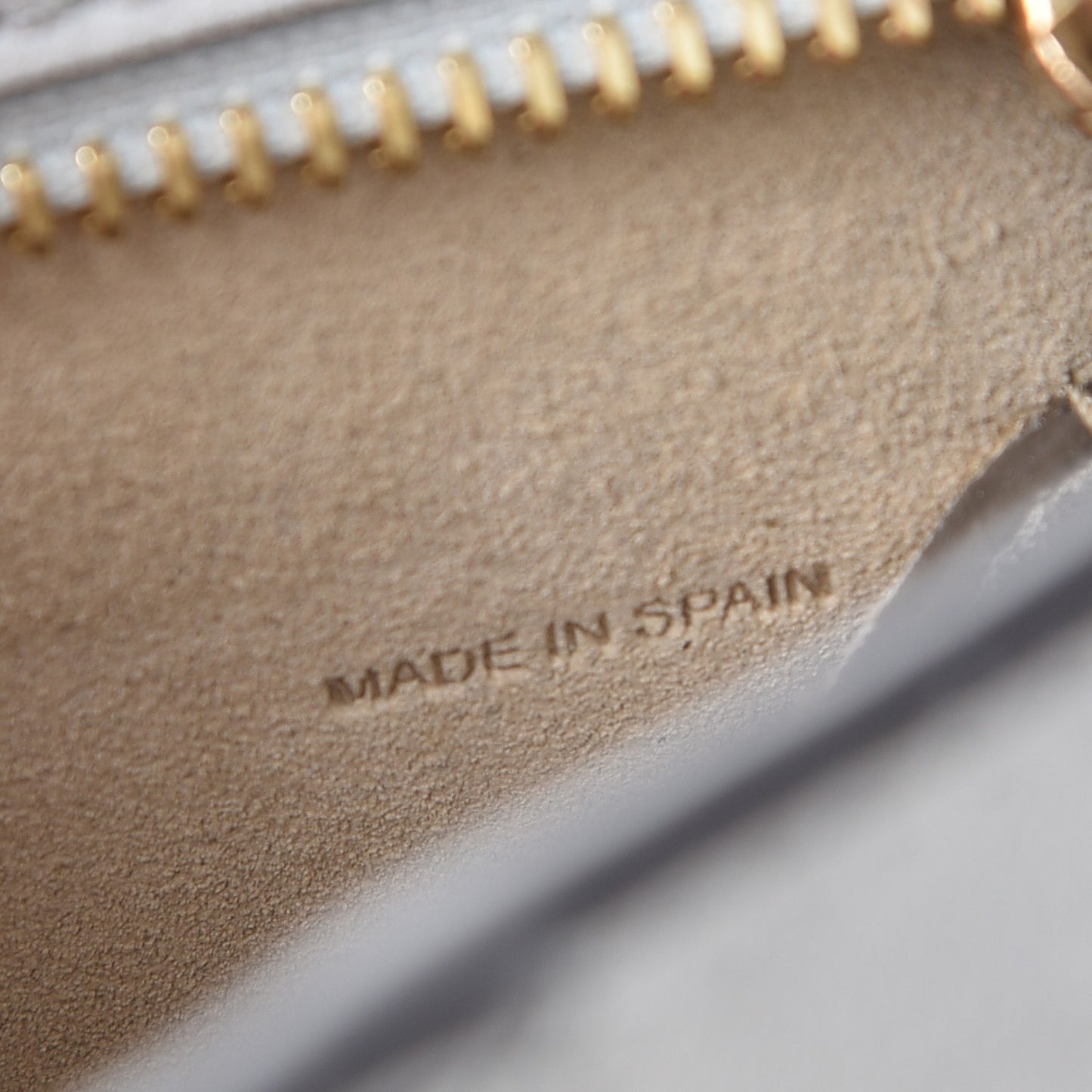 Calfskin Suede Mini Pixie Signature Belt Bag Airy Grey