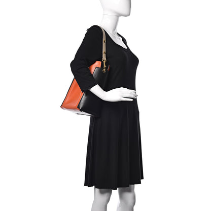 Mulberry Smooth Calfskin Camden Bright Orange Black 3 of 11