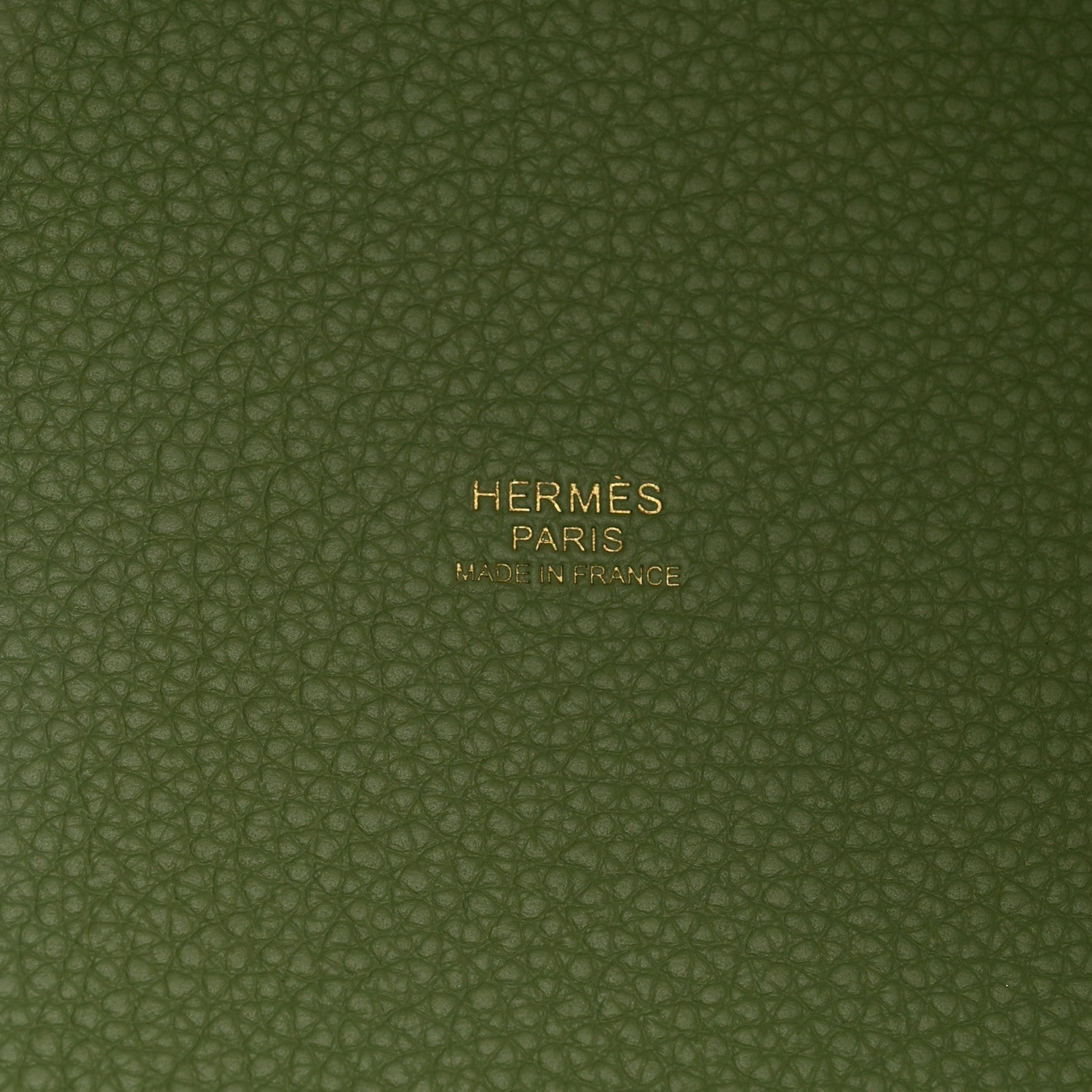 Hermes Taurillon Maurice Picotin Lock 18 PM Vert Criquet 6 of 11