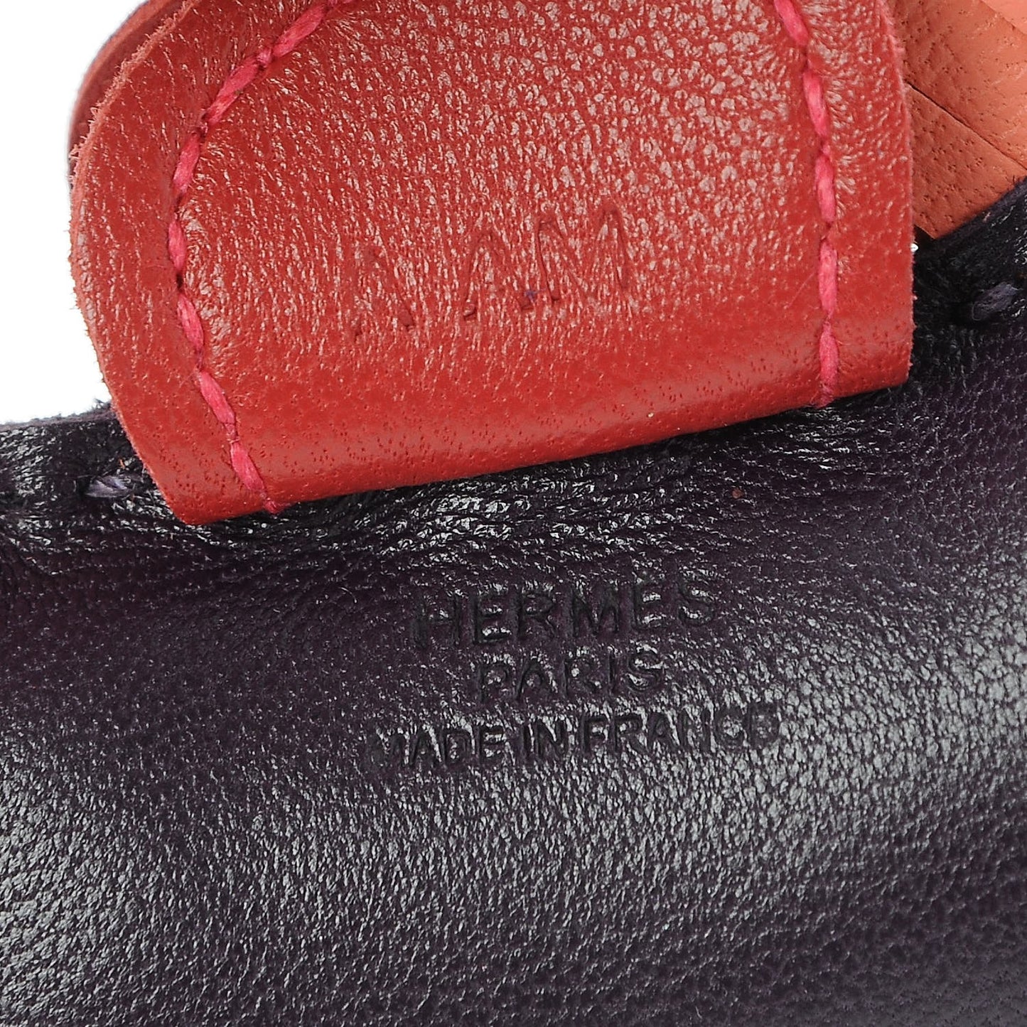 Milo Lambskin Grigri Rodeo Horse Bag Charm PM Raisin Flamingo Rouge Vif Argile