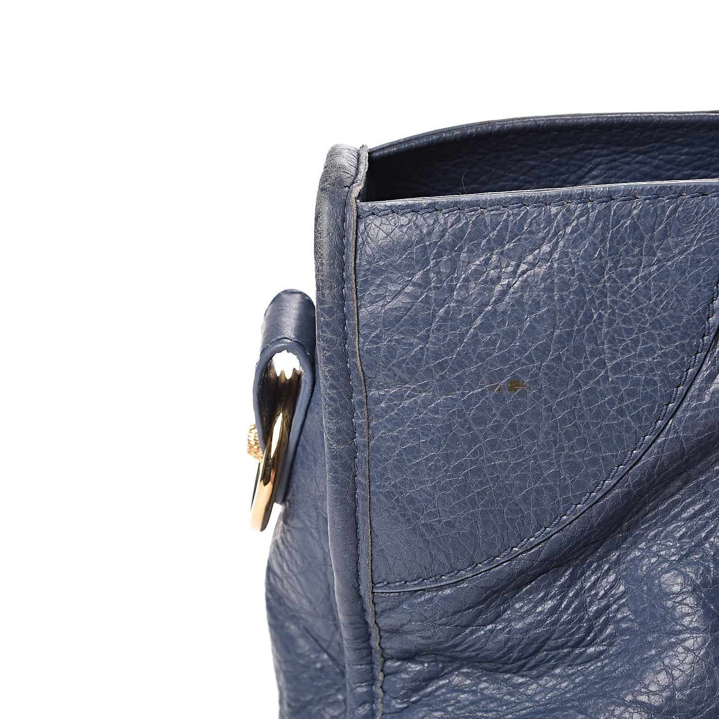 Agneau Giant 12 Gold Hardware Part Time Bleu Persan