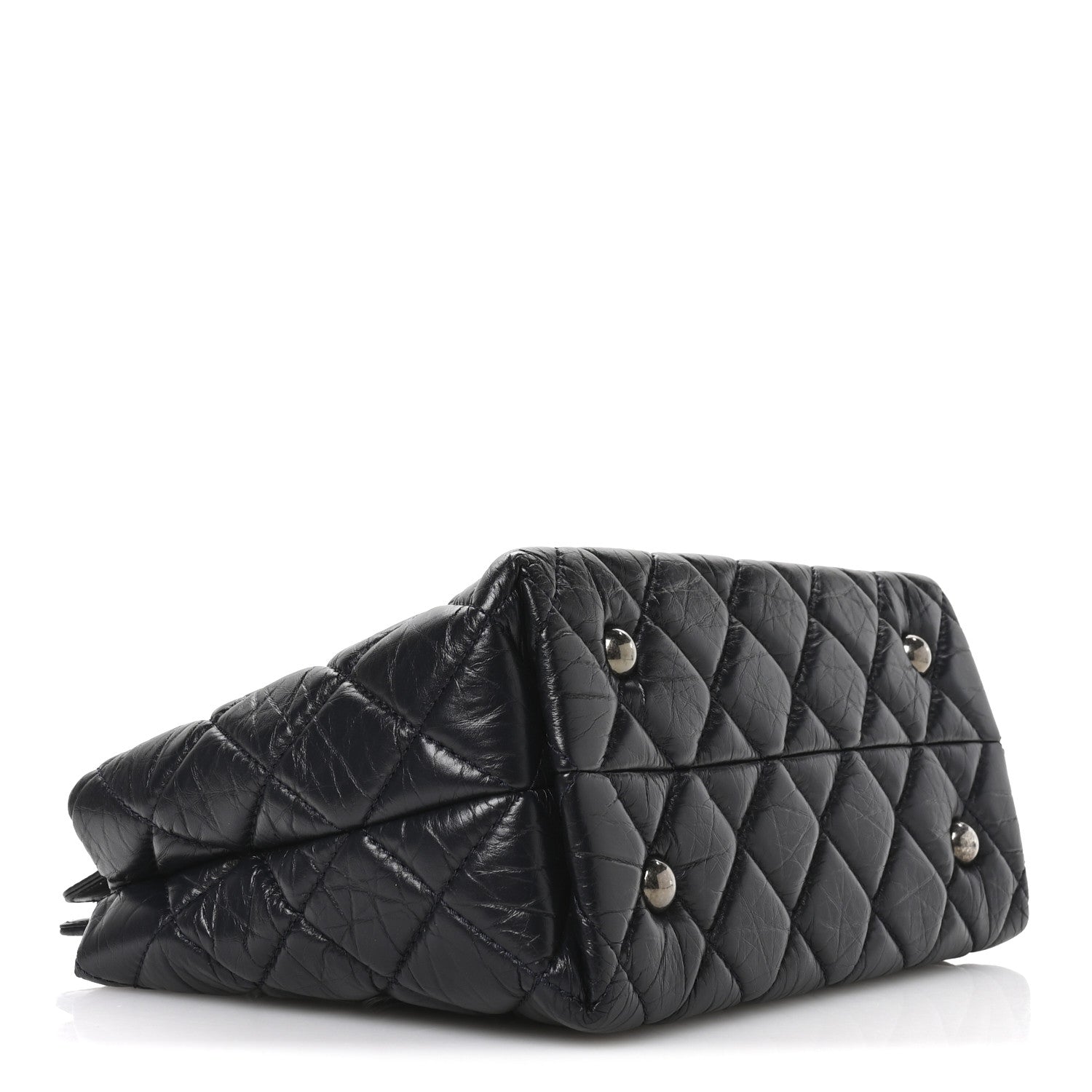 Chanel Aged Calfskin Quilted Reissue 2.55 Tote Black 4 of 11