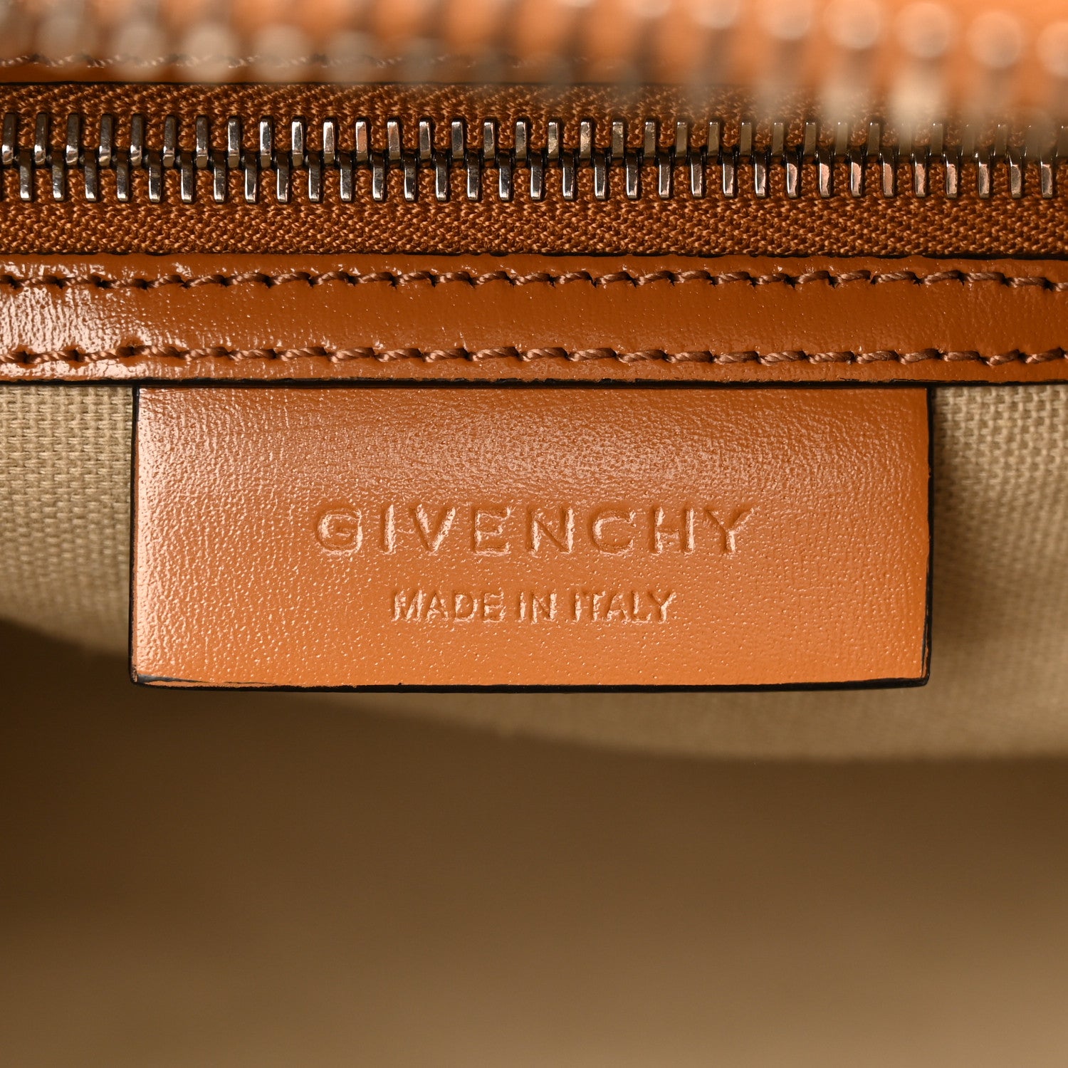Givenchy Shiny Lord Calfskin Mini Antigona Camel 6 of 16